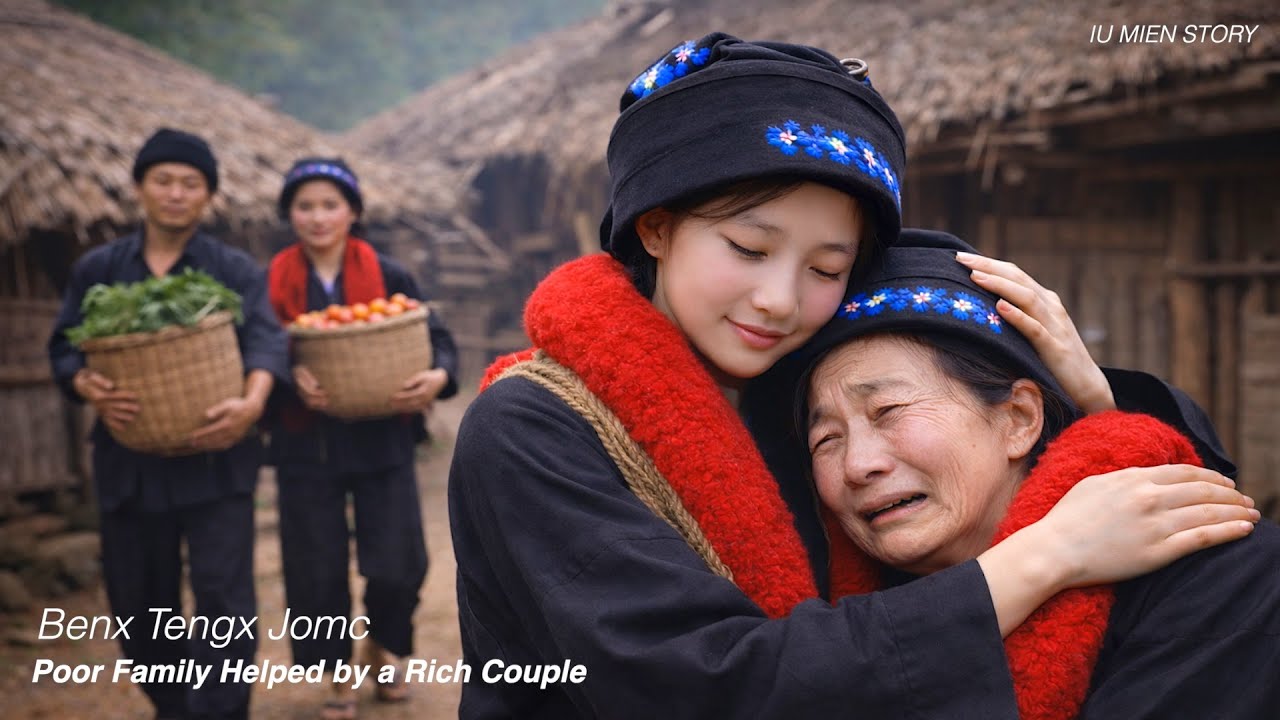 A Poor Family at the Edge of Hunger — Until a Rich Couple Knocked on Their Door Iu Mien Story