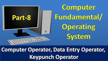 Operating System Past Paper MCQs for Computer Operator I Data Entry Operator | Keypunch Operator P-8