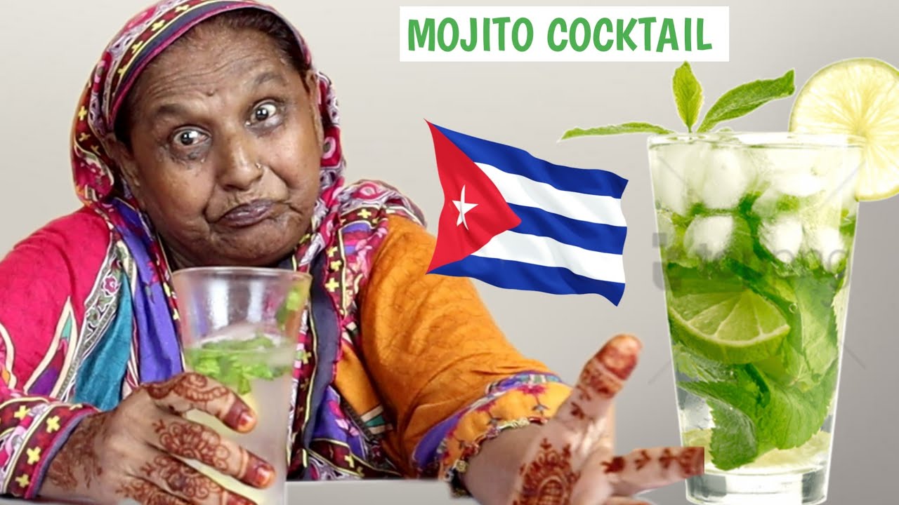 Tribal People Try Cuban Mojito Cocktail