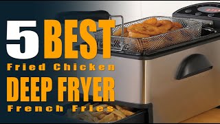 Top 5 Best Deep Fryer for Home | Fried Chicken |  Wings | Fish | French Fries | Foods