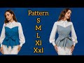 Full Pattern Making Tutorial for This Elegant Bow Blouse