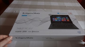 Kruger&Matz Edge 1081 (Pipo W3 clone) unboxing