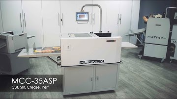 How to automate cut, slit, crease and perforation using the Magnum MCC-35ASP