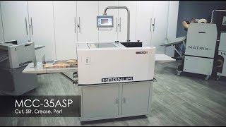 How to automate cut, slit, crease and perforation using the Magnum MCC-35ASP