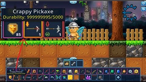 How to get Infinite pickaxe durability in pixel worlds