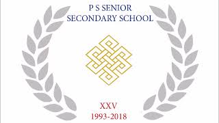 1993 BATCH P S SENIOR SECONDARY SCHOOL SILVER JUBILEE LOGO