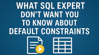What SQL Experts Don&#39;t Want You to Know About Default Constraints #sql #coding #databaseconcepts