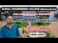 2711 Kongu Engineering college-worth ah❗️students review |cut off 2025