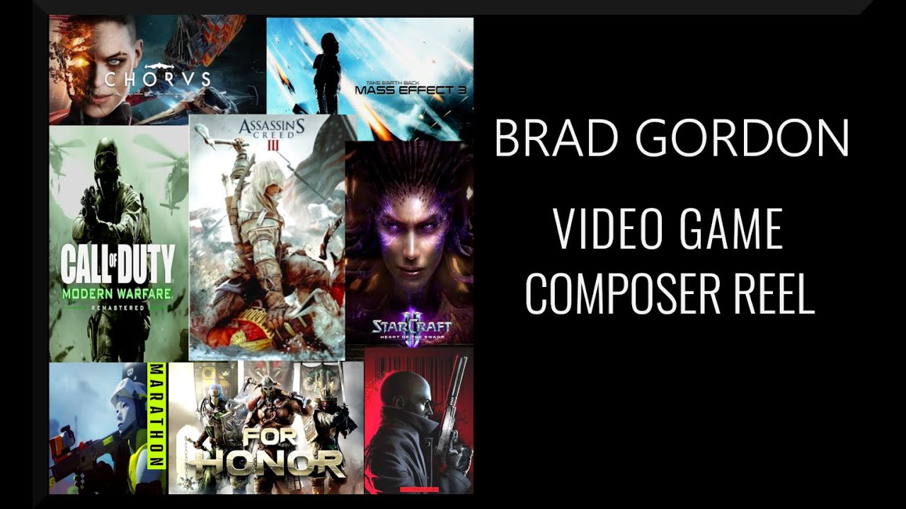 Brad Gordon - Composer - Video Game Trailers Reel