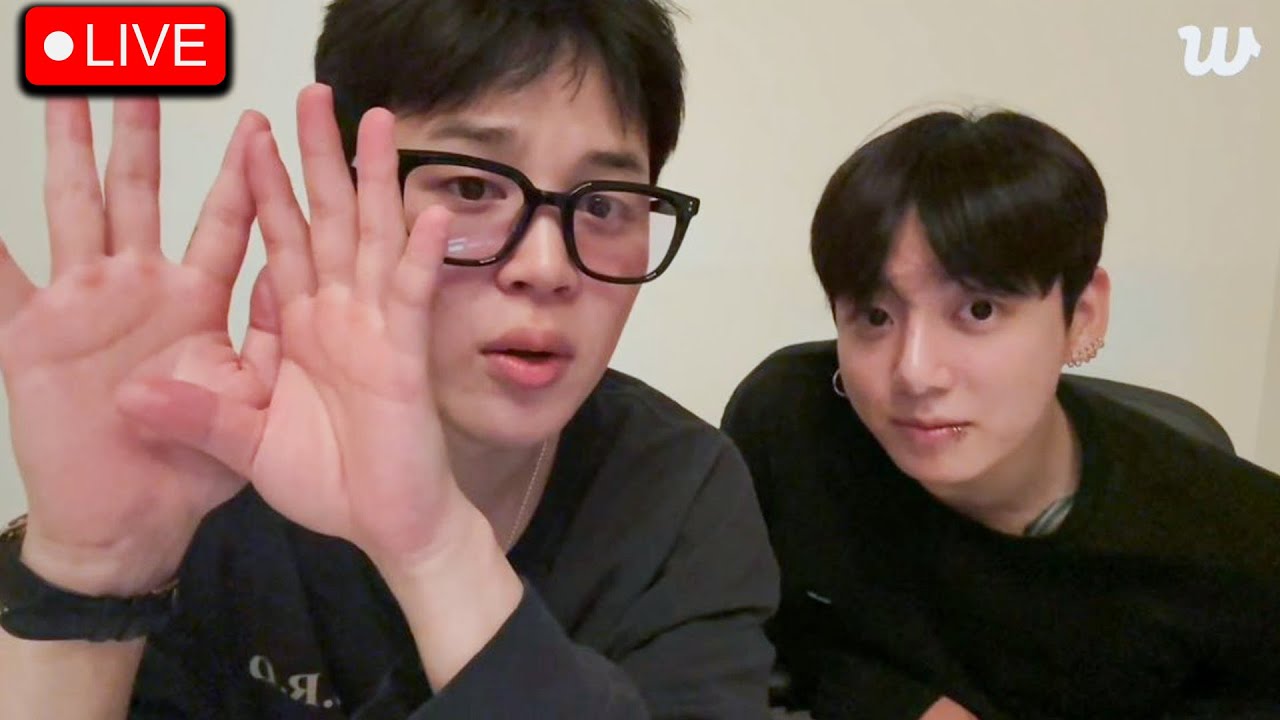 ALLSUB]🔴BTS Jungkook & Jimin Surprise Live on Weverse – 2025.07