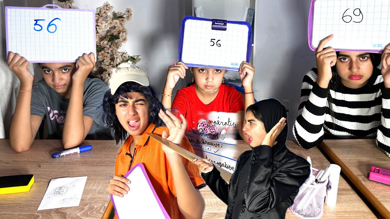 ميساء وابراهيم دارو الامتحان 😱 وبراهيم حصل كيغش فالامتحان