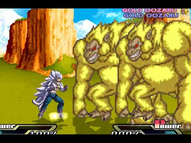 Dragon Ball MUGEN Edition Goku SSJ5 Vs Oozaru and 4 Star Dragon 