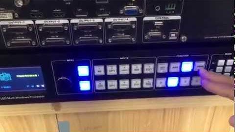 Multi-windows Video wall processor 4096x2304@60Hz output Amoonsky SC4K  Real 4K