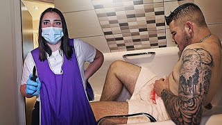 HOTEL CLEANER STABS MY BESTFRIEND IN THE SHOWER! (Police Called)