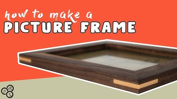 How to Make a Picture Frame with Splines - Easy DIY Project