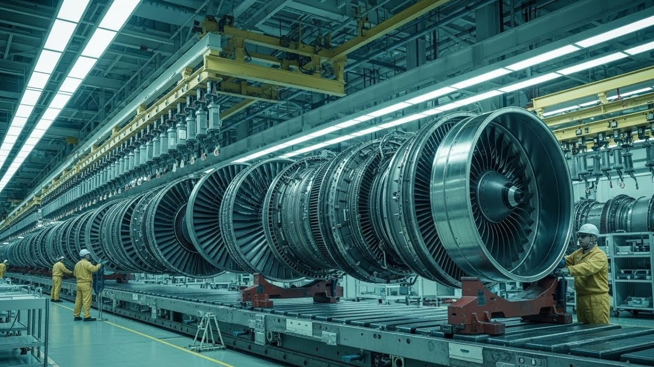 Inside the Aircraft Engine Factory|How $30 Million Jet Engines Are ...