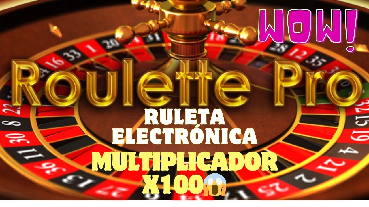 Ruleta electrónica con multiplicador X100 