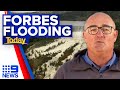 Farmer bracing for major flood damage as water levels rise | 9 News Australia