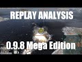 Mega Replay Analysis in 0.9.8 - BB, Cruiser & DD
