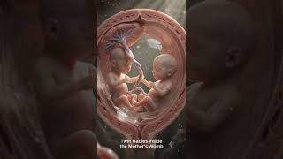 Twin Babies Growing Inside Mother’s Womb 👶👶 | Realistic 3D Anatomy #Shorts