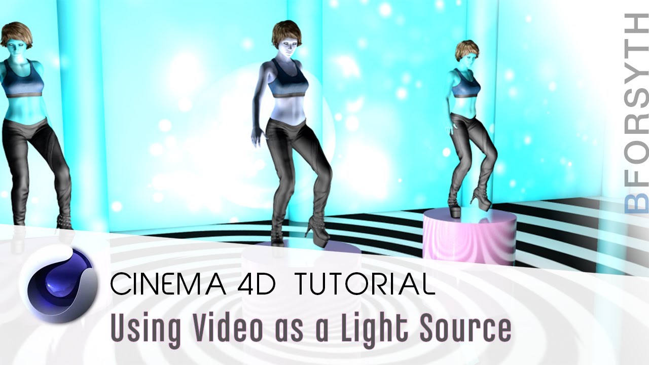 Cinema 4D: How to Project Video in Cinema 4D?