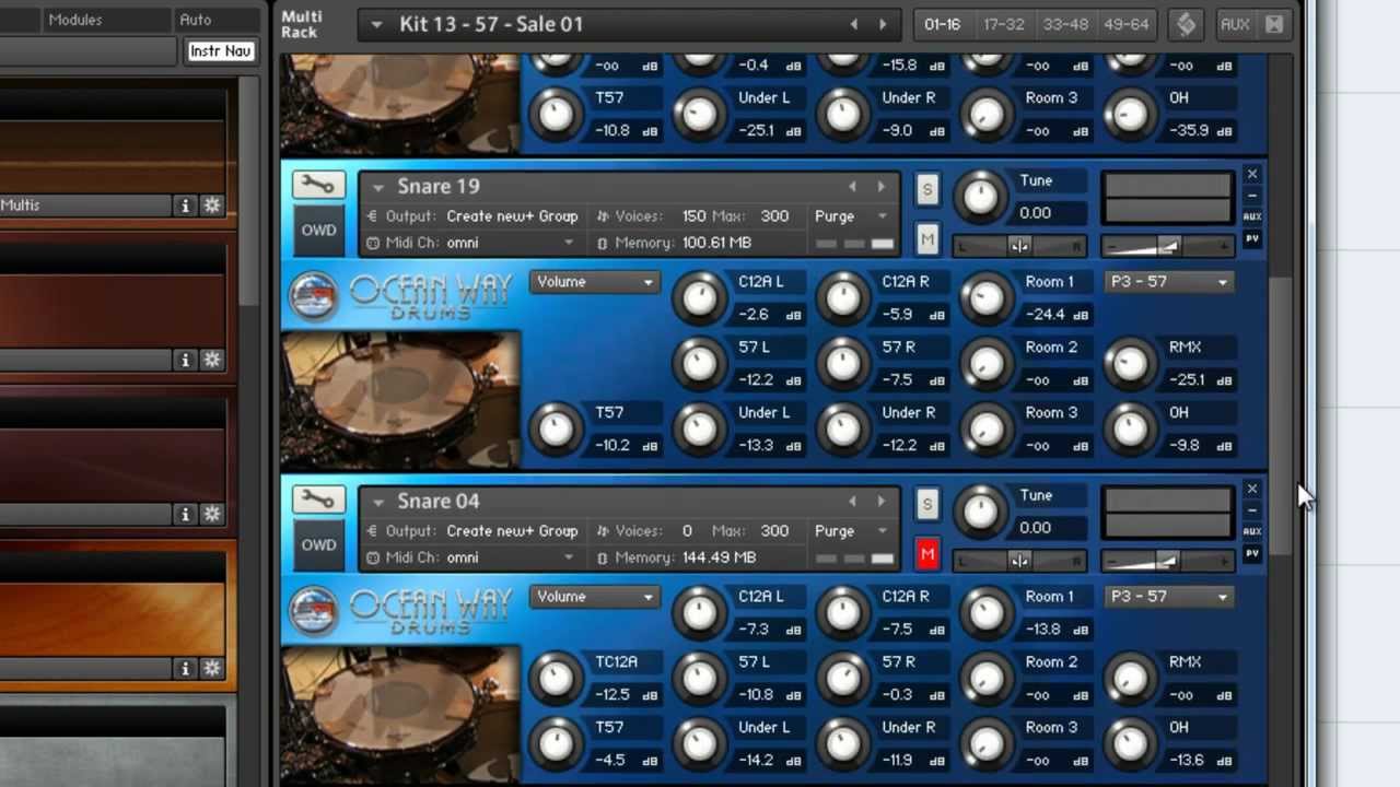 Ocean Way Drums Gold Edition by MuraMusicStudio YouTube