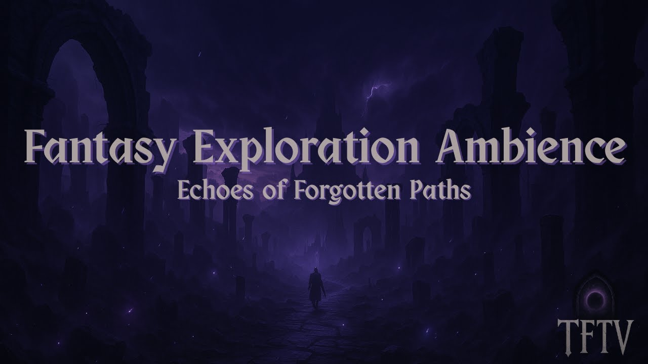 Travel Ambience | Dark Fantasy | Explore Forgotten Lands | for studying and relaxing