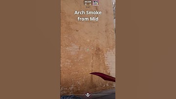 arch smoke from top mid CS2 Inferno #cs2 #counterstrike #shorts