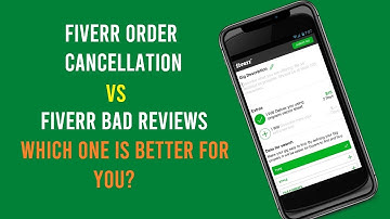 Fiverr Negative Reviews vs Order Cancellations Which one is More Dangerous for your Fiverr Profile?
