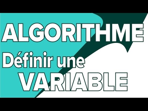Vidéo: Comment Définir Une Variable