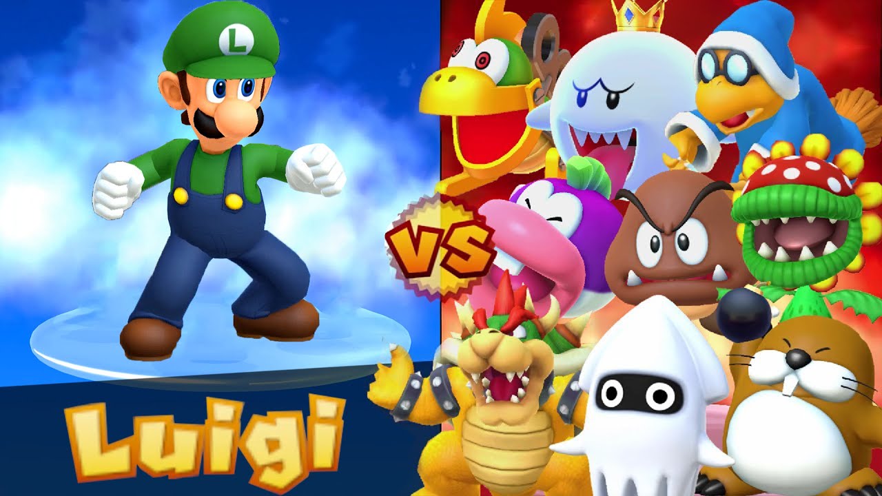 Mario Party 10 All Boss Battles With Luigi Vs Rivals