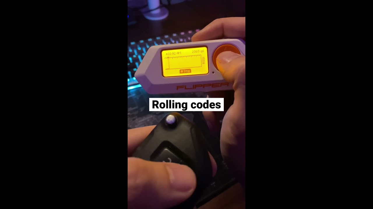 Flipper Zero Car Key Fob Rolling Code