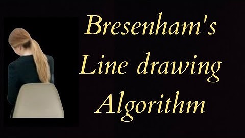 bresenhams line drawing algorithm tamil