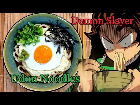 Tanjiros Udon Noodles from Demonslayer, Umai! 🍳🍜 #noodles #tanjiro #demonslayer #shorts