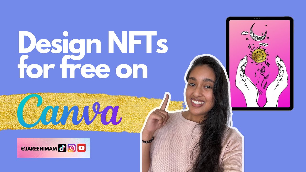 Design NFTs for free with Canva - YouTube