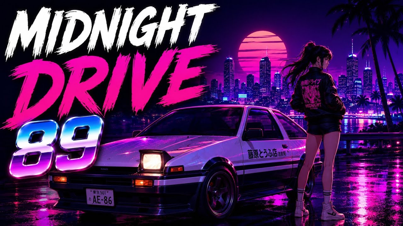 MIDNIGHT DRIVE '89 |  2 Hour Synthwave & Retrowave Mix