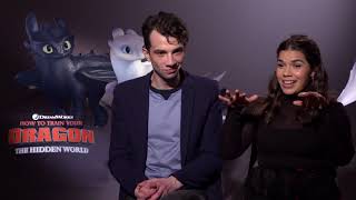 Jay baruchel & america ferrera / how to train your dragon: the hidden
world by jolleen m.