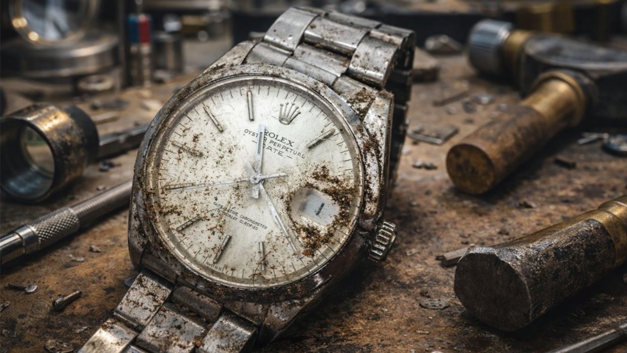 Restauro completo di un Rolex d’epoca | Da rovinato a capolavoro