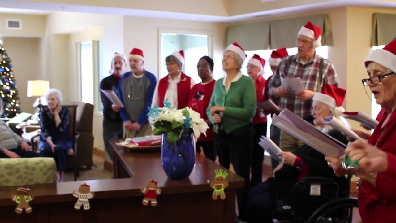 Christmas Carols To Gardens Nursing Home Youtube