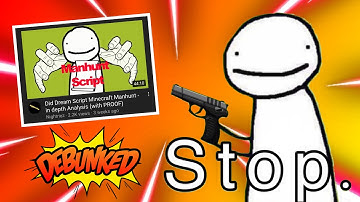 Dream debunks ALL accusations of faking Minecraft Manhunts