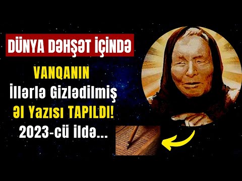 VANQANIN İllərlə Gizlədilmiş Əl Yazısı TAPILDI - 2023-cü ildə...