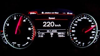 Audi A6 2.0 TDI - Acceleration 0-200