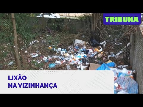 Terreno abandonado em Curitiba é ó coisa ruim; "Lixo, bichos, drogados e entulho"