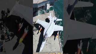Aircraft Elevator on the USS George H.W. Bush Aircraft Carrier!