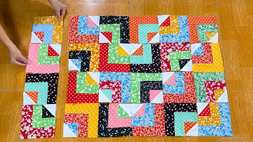 Upcycle Fabric Scraps into a Stunning Patchwork Quilt - Scrappy Fabric Transformation