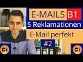 E-Mail schreiben auf Deutsch [ B1 ] كتابة الرسالة