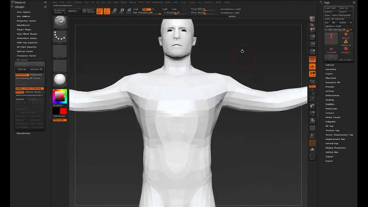 cinema 4d zbrush goz