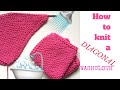How to knit a WASHCLOTH, very easy | TeoMakes