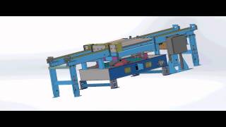 Chain Conveyor with Pop Up Roller Transfer