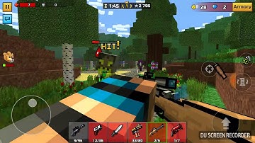 (THE GIRL IS  INVINCIBLE) PIXEL GUN 3D ,gameplay